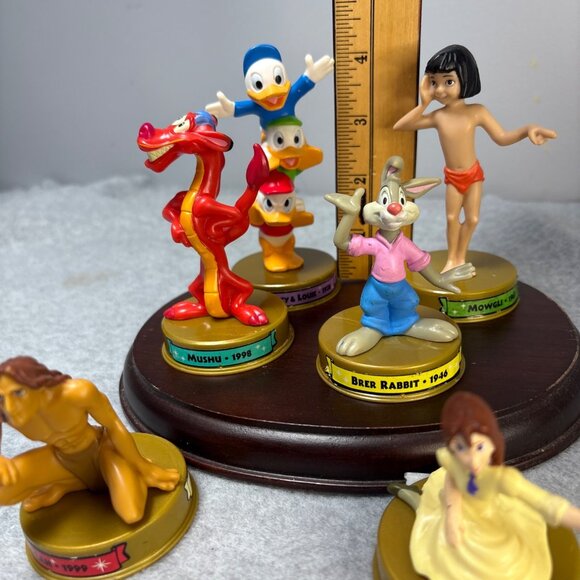 100 Years of Magic McDonalds 2002 Disney Figures Set of 7 on Stand Brer Rabbit, - Picture 7 of 9